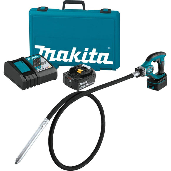 Makita XRV02T 50 Ah 18V LXT Lithium-Ion Cordless Concrete Vibrator Kit 8′