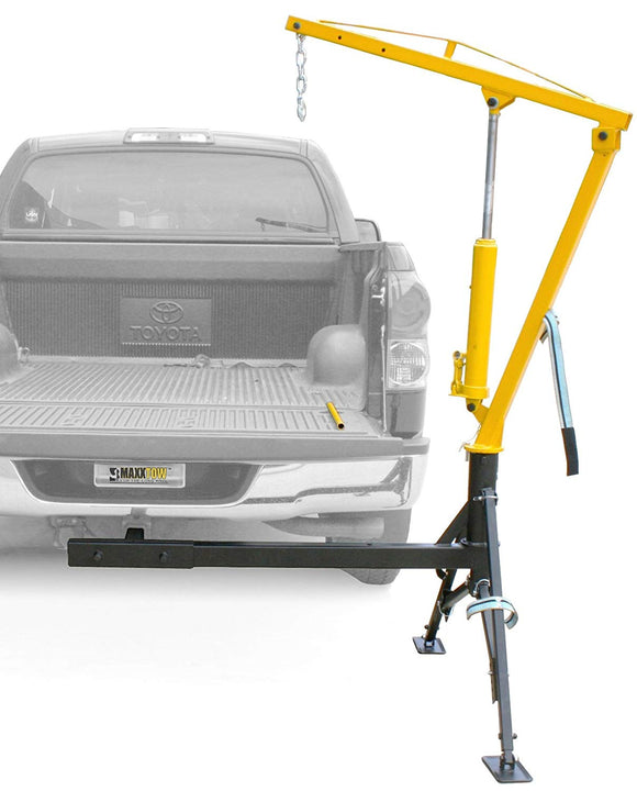 MaxxHaul 70238 Receiver Hitch Mounted Crane – 1000 lbs. Capacity