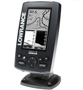 Lowrance Mark-4 Chirp 000-11823-001 Fishfinder/Chartplotter with 83/200 KHz Transom Mount Transducer