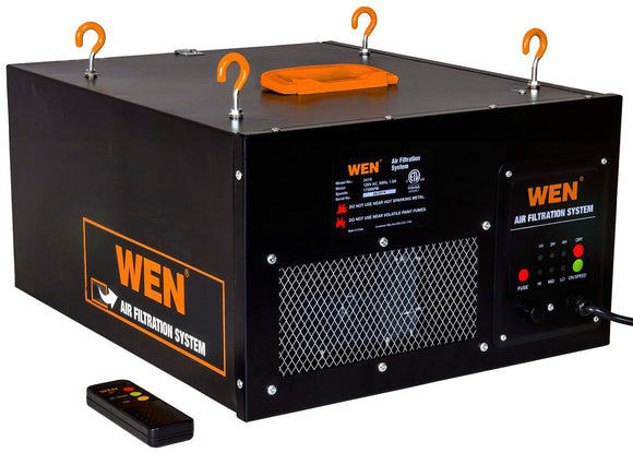 WEN 3410 3-Speed Remote-Controlled Air Filtration System (300/350/400 CFM)