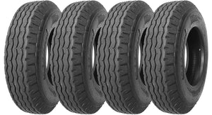 Zeemax Heavy Duty Highway Trailer Tires 8-14.5 14PR Load Range G – Set 4